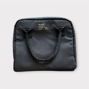 Fit & Fresh Black insulated lunch bag